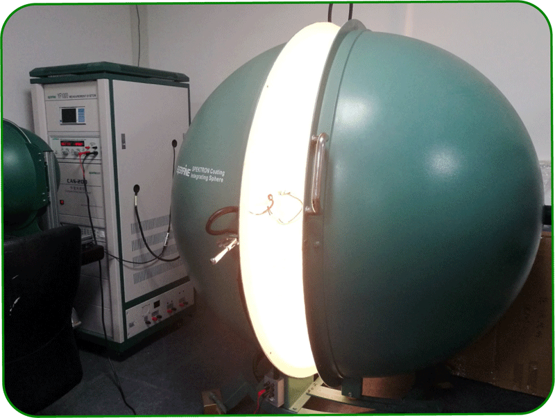 grande máquina de integração Sphere - A tolerância de cor das luzes LED